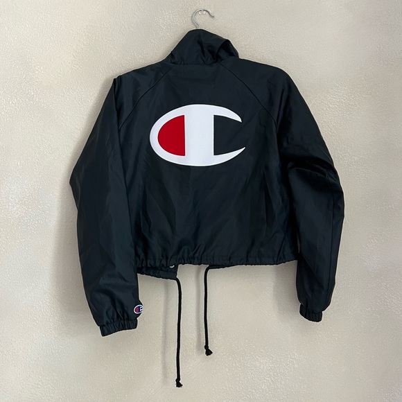 Champion Jackets & Blazers - Champion Vintage Style Cropped Windbreaker